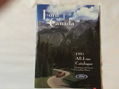FORD OF CANADA 1995 ALL-LINE CATALOGUE, Advertising, View more