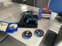 PS4 and games 2 controllers 