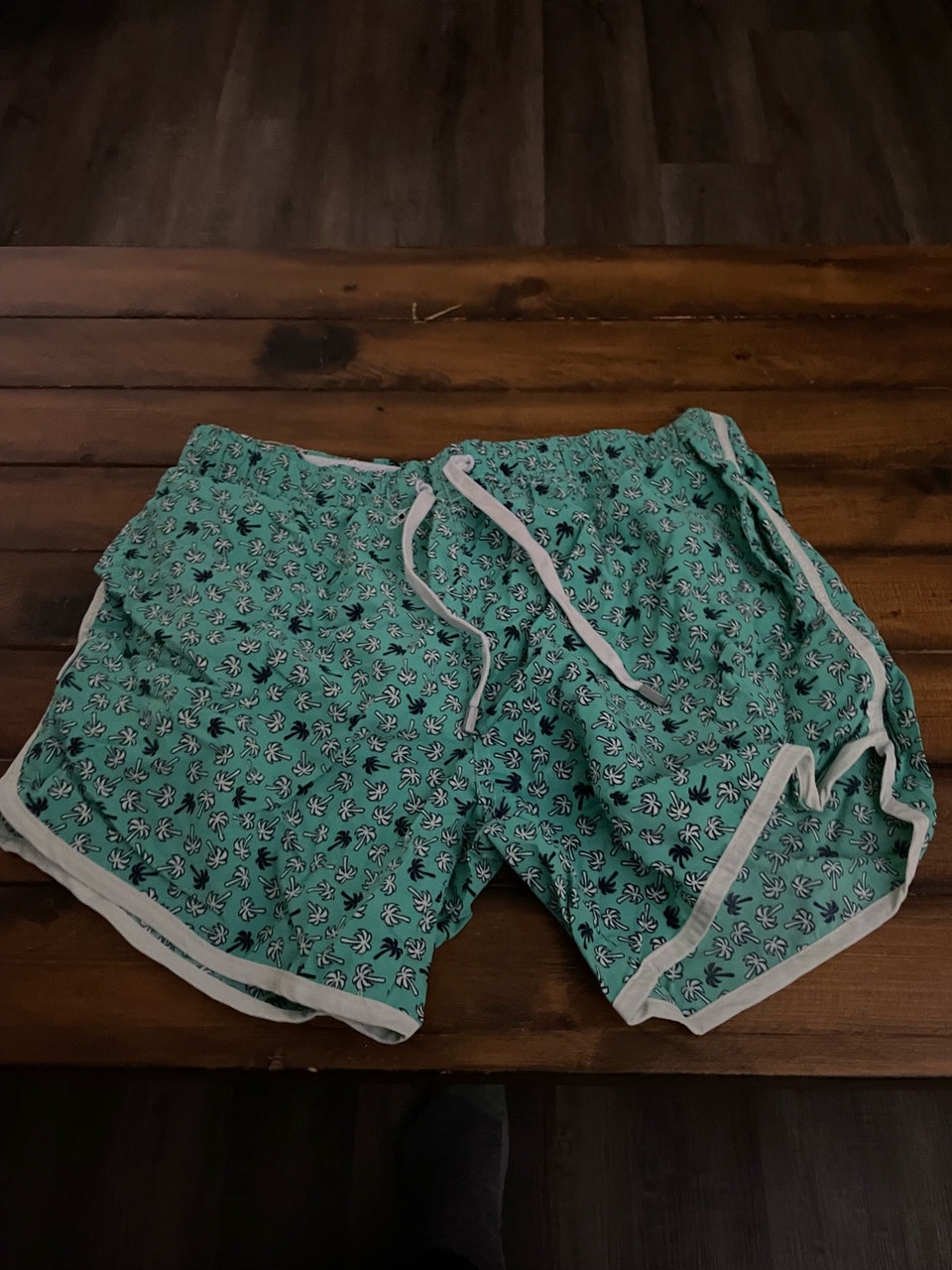 Beams, Beams Palm Tree Print Shorts (Size M)
