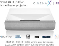 4K Laser Projector - Optoma CinemaX P2