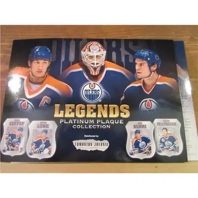 Edmonton Oilers Legends Platinum Plaque CollectionFULL SET -EXC, View more