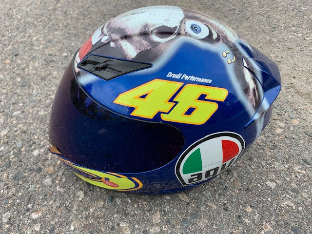 AGV Rossi helmet medium in Motorcycle Parts & Accessories in Kelowna