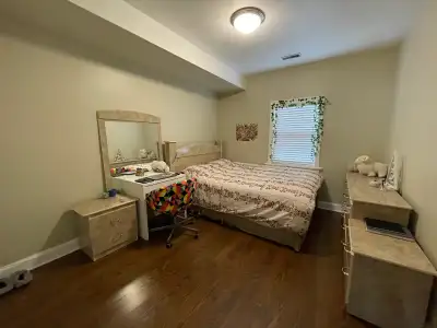 One furnished room in a house at east York for rent, own bathroom, shared kitchen, utilities include...