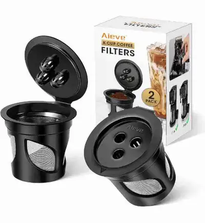 AIEVE Reusable K Cups Compatible with Ninja Dual B, View more