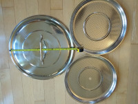 Stainless Steel Large Pot Lid and Strainers for 18" Pot