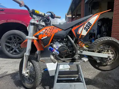 2013 ktm sx 50 flat track set up Comes with two set of moto tires one set is brand new the