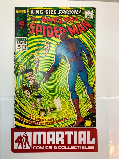 1st PETER’s PARENTS Amazing Spider-man King Size Special #5, View more