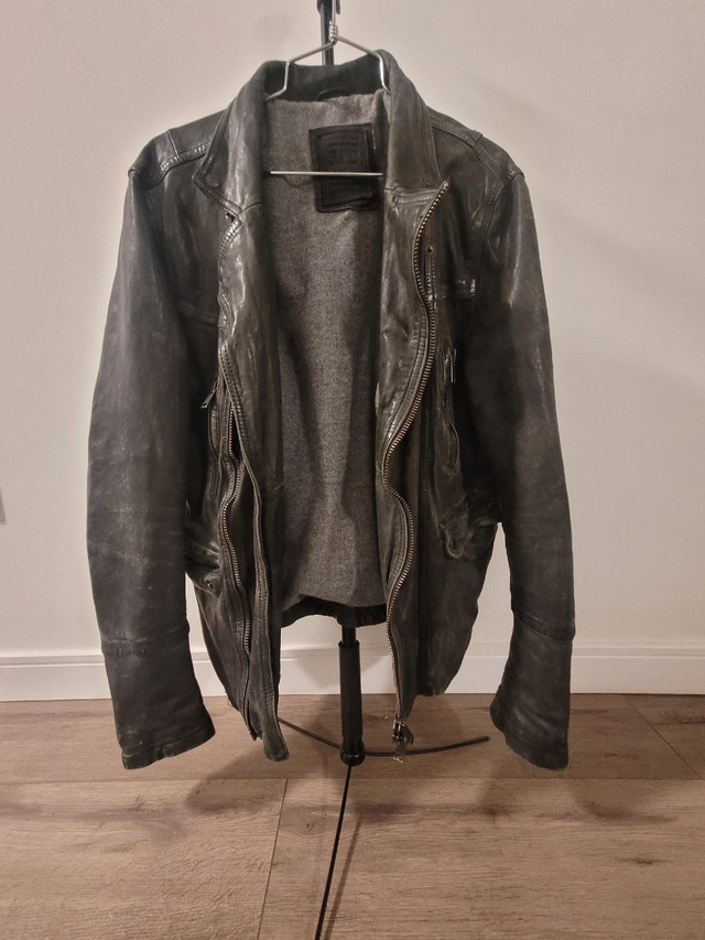 Allsaints leather biker jacket in Men's in City of Toronto