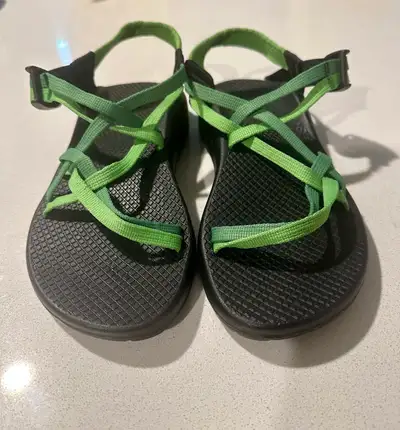 Chaco Green Womens Size 7W Sandals Outdoors AdjustableGreen, View more