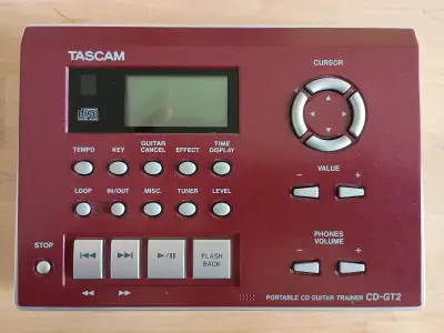 Lecteur CD apprentissage guitare TASCAM CD-GT2 guitar trainer, View more