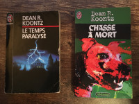 Dean Koontz - lot de 2 livres en français