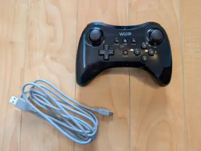Official Nintendo Wii U Pro Controller Black, View more
