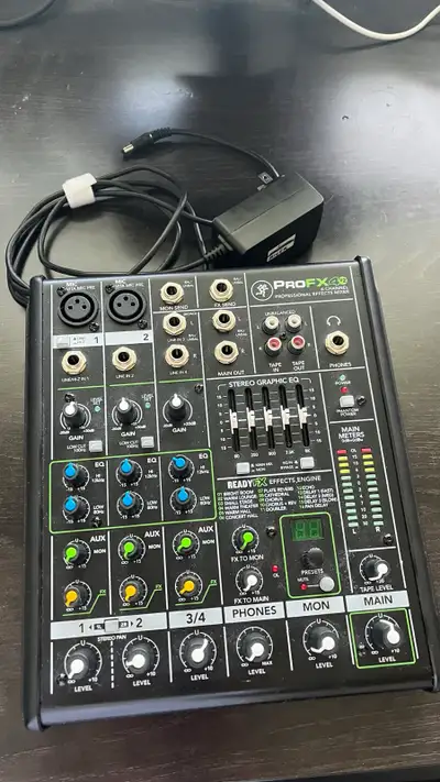 Mackie 4-Channel Mixer ProFX4 v2, View more