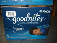 Goodnites Bedtime Bedwetting Underwear, Giga Pack, Size L//34