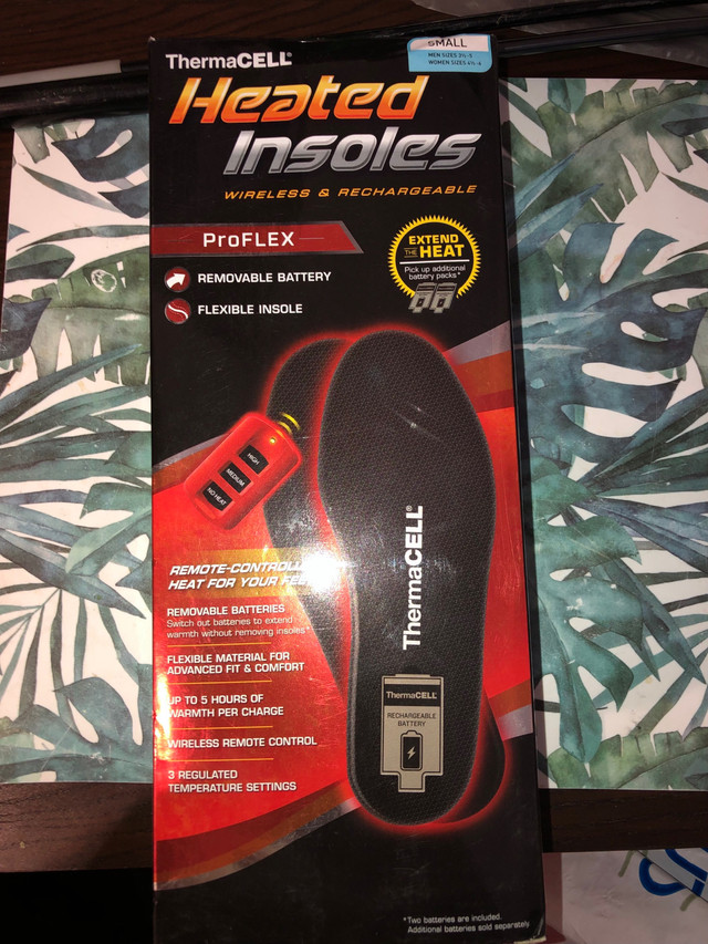 Thermacell heated insoles brand new in Multi-item in City of Toronto - Image 2