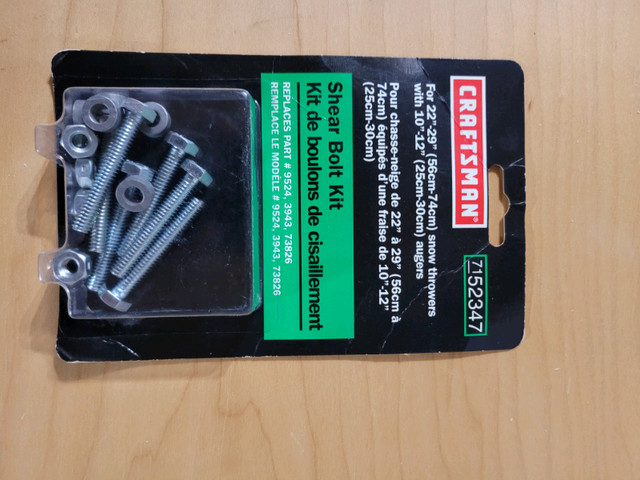 Shear bolt kit in Hardware, Nails & Screws in Saint John