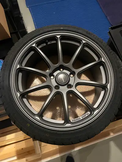 Brand New - Superspeed RF03RR 18x8.5- Matte Grey - Summer Wheels - Unused and in packaging. Rims- 18...