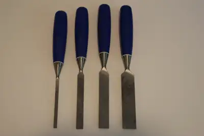 Marples Set of 4 Vintage Wood Chisels, View more