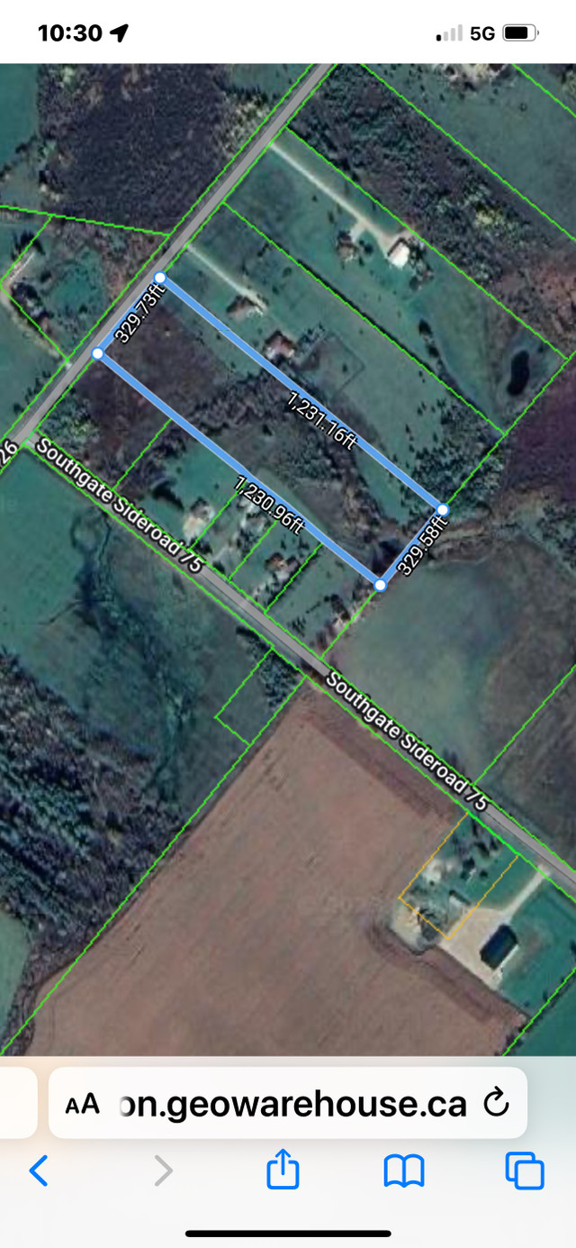 Vacant Land for sale near Dundalk  in Land for Sale in Owen Sound
