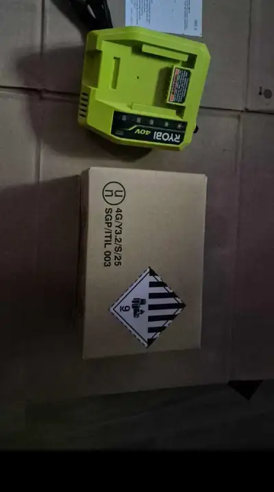ryobi 40v 6ah battery and charger, View more
