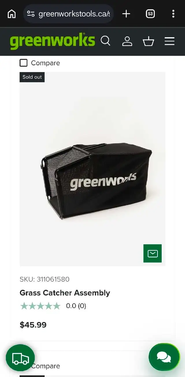 Yardworks Grass Collection Bag in Lawnmowers & Leaf Blowers in City of Toronto - Image 3