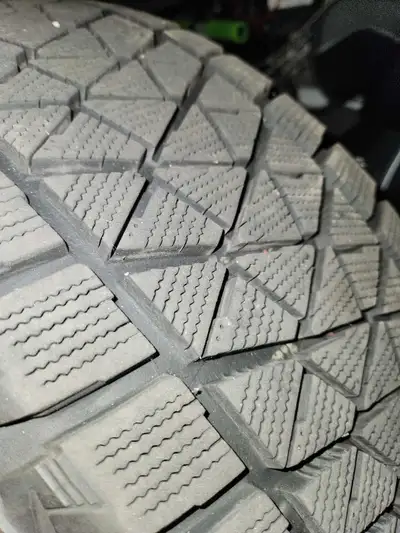 Barely used 95% tread. 235 55 R18 on steelies with 5x120 mm rims. Set of 4 tires. Sold my car and th...