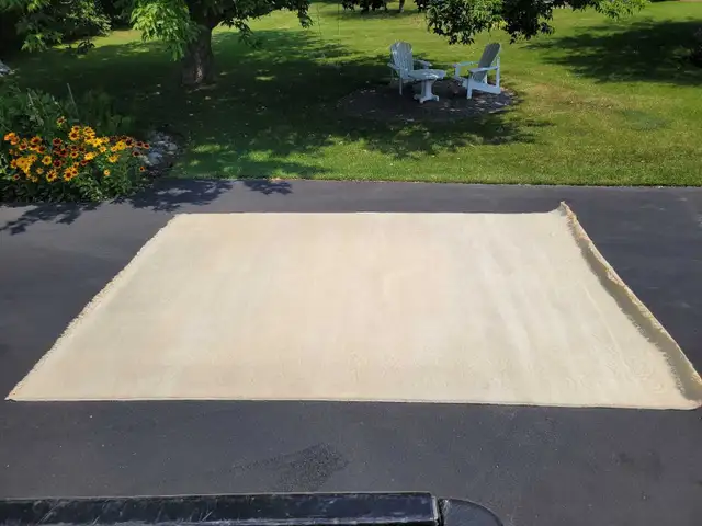 Hand woven 9 x 12 wool carpet 