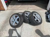 Tires and rims from 2009 Mini Cooper. Goodyear WeatherReady