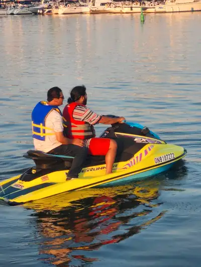 Variety of jetskiis available to choose from, including Seadoo sparks trixx,Kawasaki STX15's and yam...