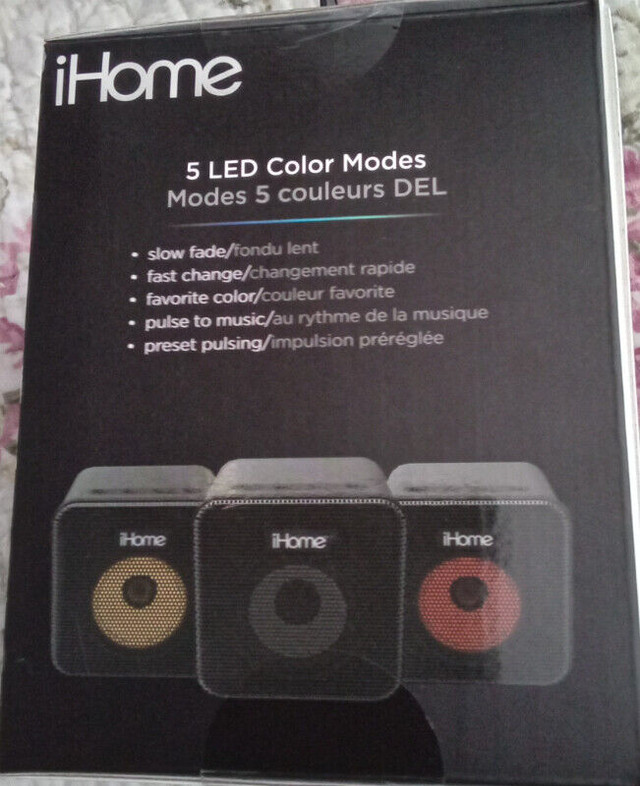 i Home Bluetooth Speaker  New in Original Box in Speakers in Mississauga / Peel Region - Image 2