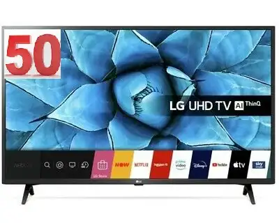 LG-LED TV 50"-smart-4k-ultra hd- in box-warranty--$399.99-no tax, View more