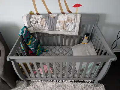 4-in-1 Convertible Crib with Newton Breathable Mattress, View more