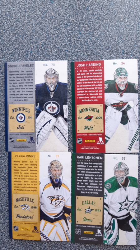 2013-14 Panini Contenders Association de L'ouest carte hockey dans Art et objets de collection  à Lévis - Image 3