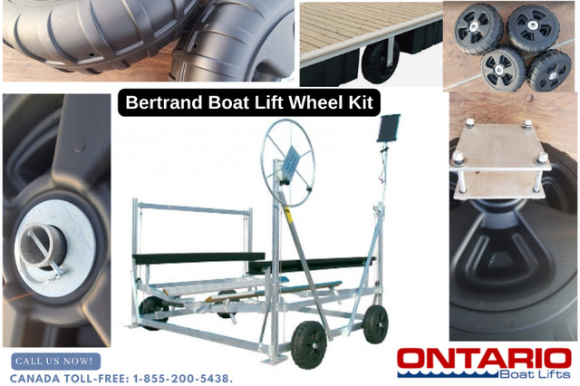 Make Moving Your Boat Lift a Breeze with the 4-Wheel Kit dans Autre  à Lévis