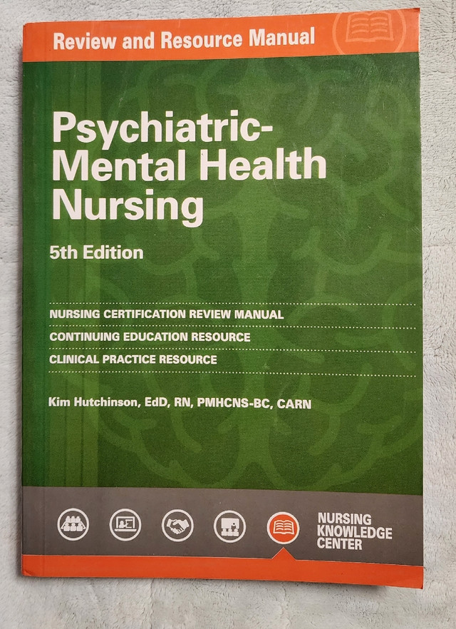 Psychiatric-Mental Health Nursing Review and Resource Manual  in Textbooks in St. Catharines