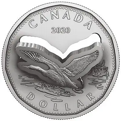 2020 Canada 2 oz. Pure Silver Coin From the R&D Lab: Flying Loon, View more