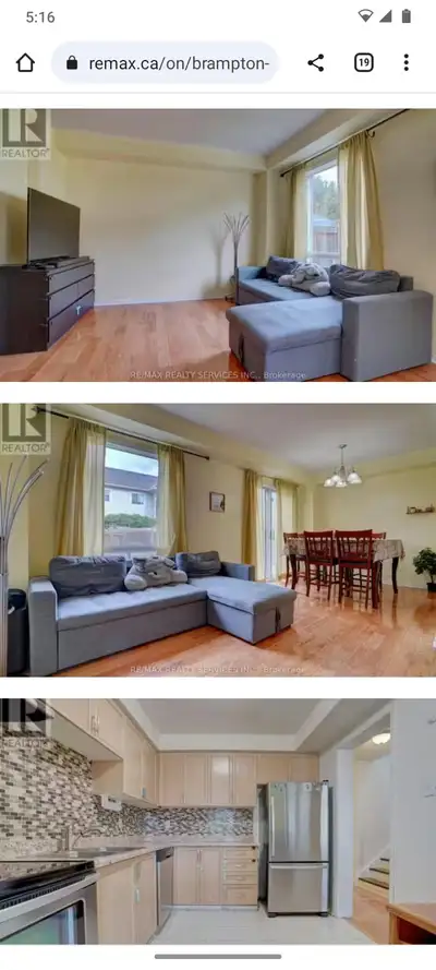 Beautiful townhouse,3 bedrooms, 3.5 washroom, 2 parking spaces, close to all amenities, banks, plaza...