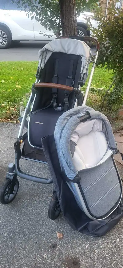 V2 UPPABABY VISTA Stroller with Bassinet, View more