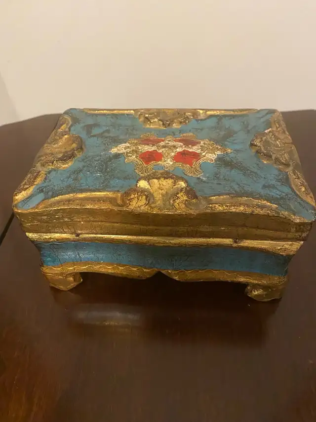 3 small vintage Florentine wooden boxes. in Arts & Collectibles in Markham / York Region - Image 5