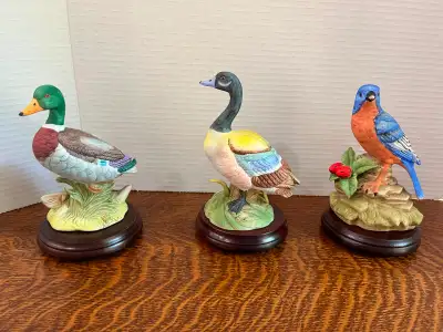 Royal Crown Arnant Figurines Ducks & Blue Bird, View more