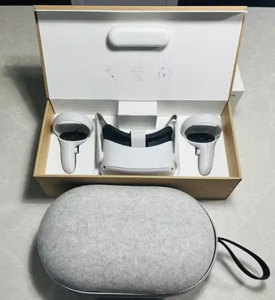 Oculus Quest 2 with portable carrying case, View more