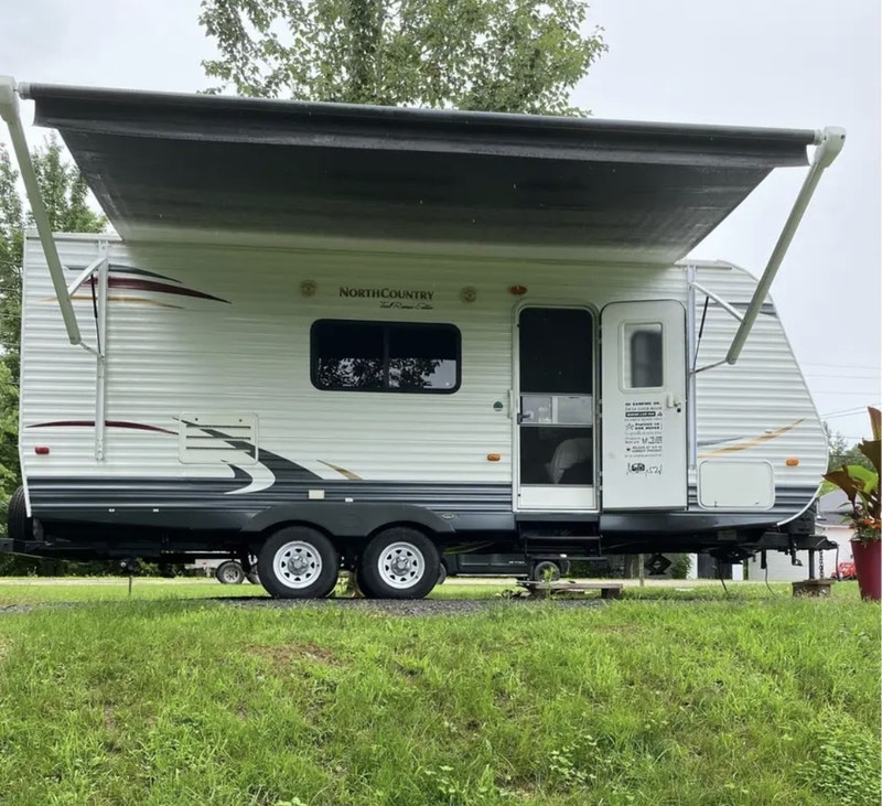 Roulotte 21 pieds, 3 bunk beds