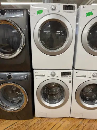  LG white washer dryer set , View more