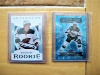 2 CARTES HOCKEY 2 CARDS, MATT BOLDY ROOKIES, MINT CONDITION,