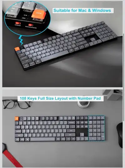 Keychron K5 Max QMK / Via White Backlit Full Size, View more