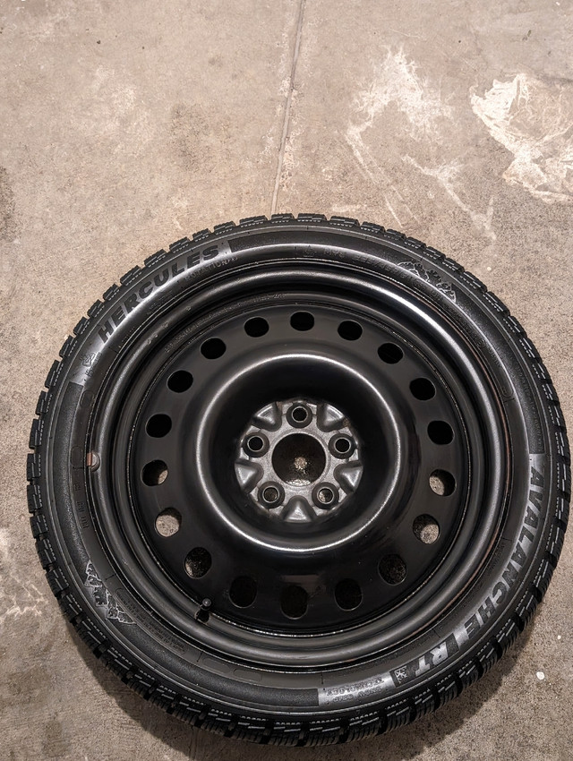 4 Winter Tires + Rims  225/45R18 in Tires & Rims in Oshawa / Durham Region