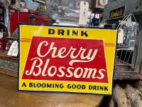New old stock Cherry Blossoms sign 
