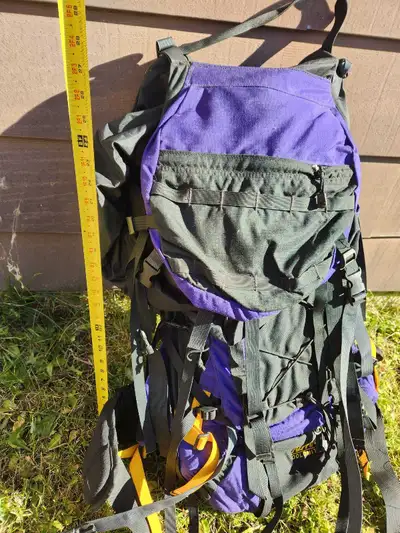 Backpack was used on a week long mountain trip.