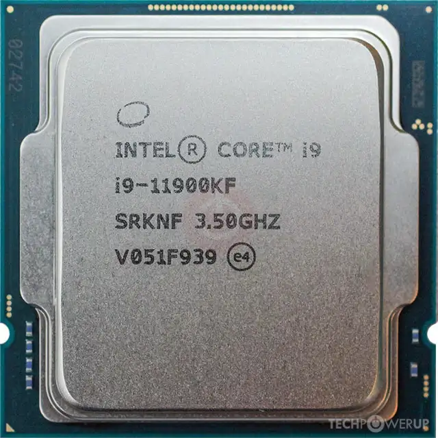 Intel 11900kf CPU LGA1200453872392382730240