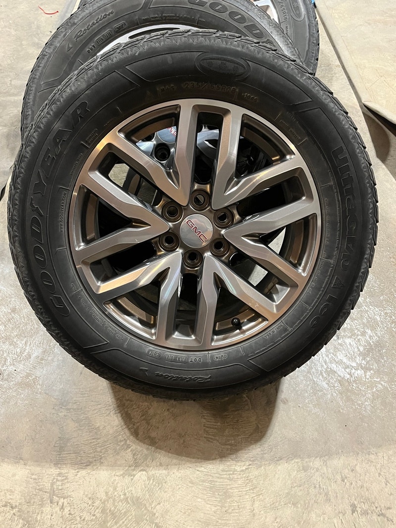 4 Rims and tires off 2017 Acadia Tires & Rims Calgary Kijiji